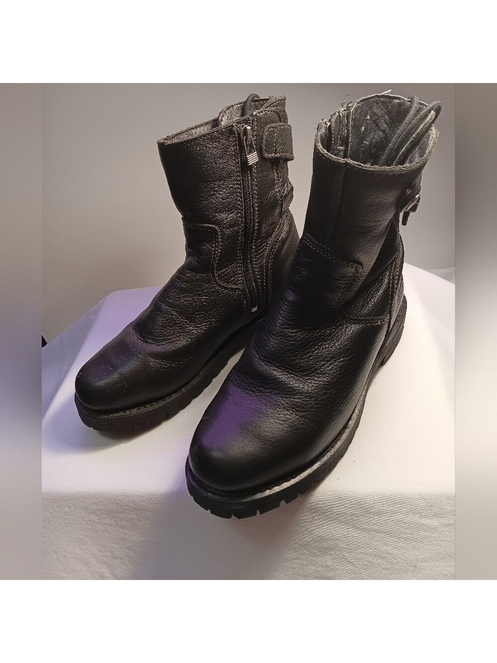 Xelement leather motorcycle boots 8M